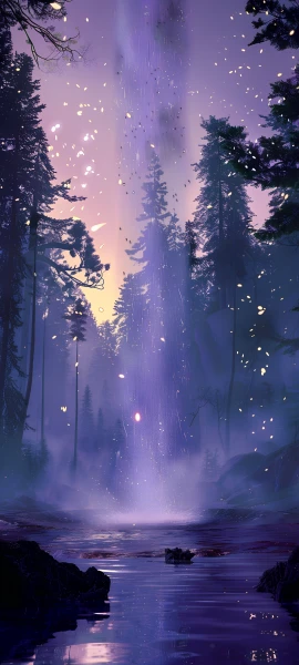 magical nature wallpaper — scenery, tree, nature, water (free 4K phone download)