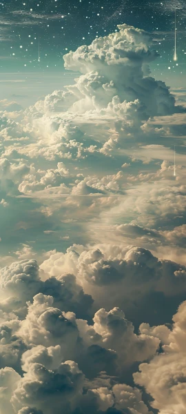 serene nature wallpaper — cloud, sky, star (sky), scenery (free 4K phone download)
