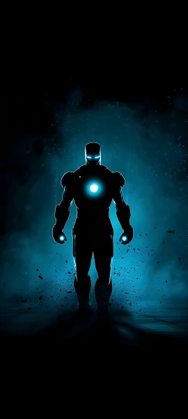 epic anime boy wallpaper — glowing, male focus, glowing eyes (free 4K phone download)