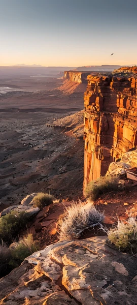 epic nature wallpaper — scenery, water, sky, rock (free 4K phone download)