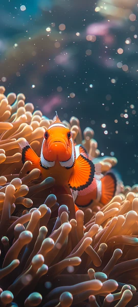 serene nature wallpaper — animal focus, pokemon (creature), fish, closed eyes (free 4K phone download)