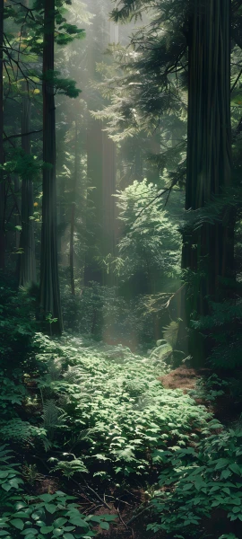 serene nature wallpaper — scenery, nature, tree, forest (free 4K phone download)