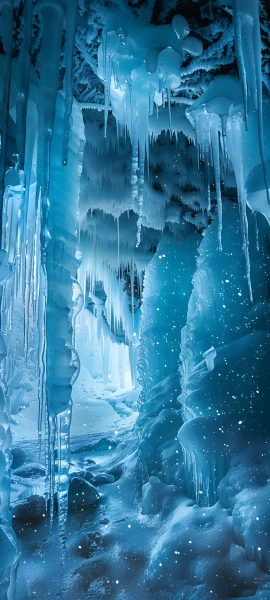 cool nature wallpaper — scenery, blue theme, waterfall, water (free 4K phone download)