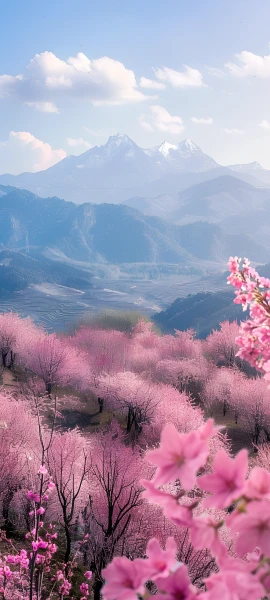 serene nature wallpaper — scenery, mountain, sky, cloud (free 4K phone download)