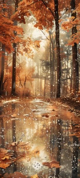 serene nature wallpaper — tree, scenery, autumn leaves, nature (free 4K phone download)