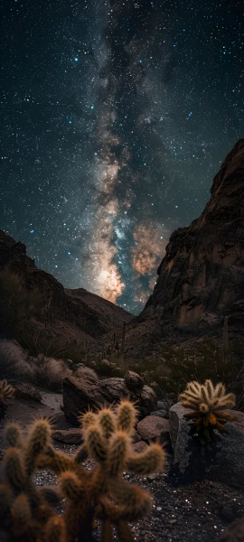 dreamy nature wallpaper — star (sky), sky, scenery, night (free 4K phone download)