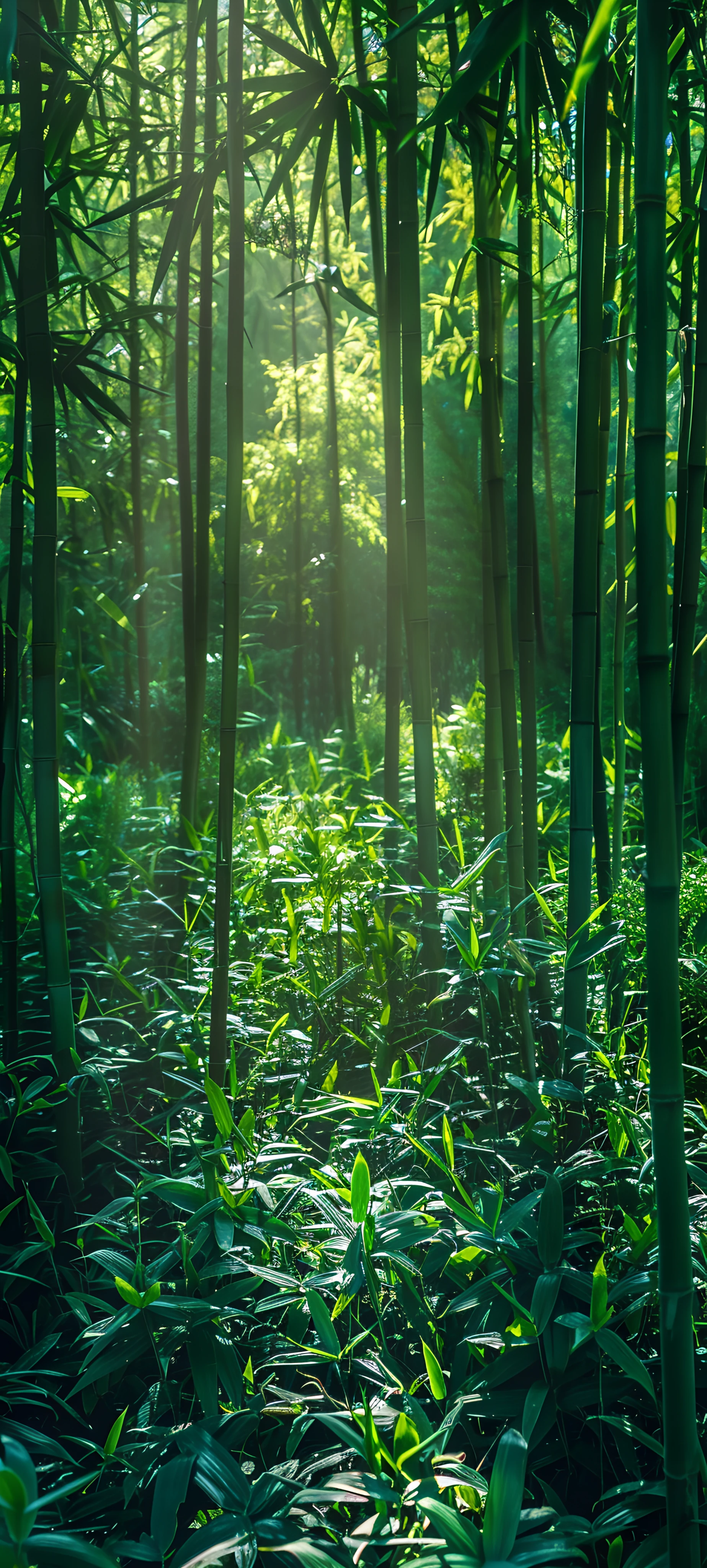 serene nature wallpaper — nature, forest, scenery, bamboo (free 4K phone download)