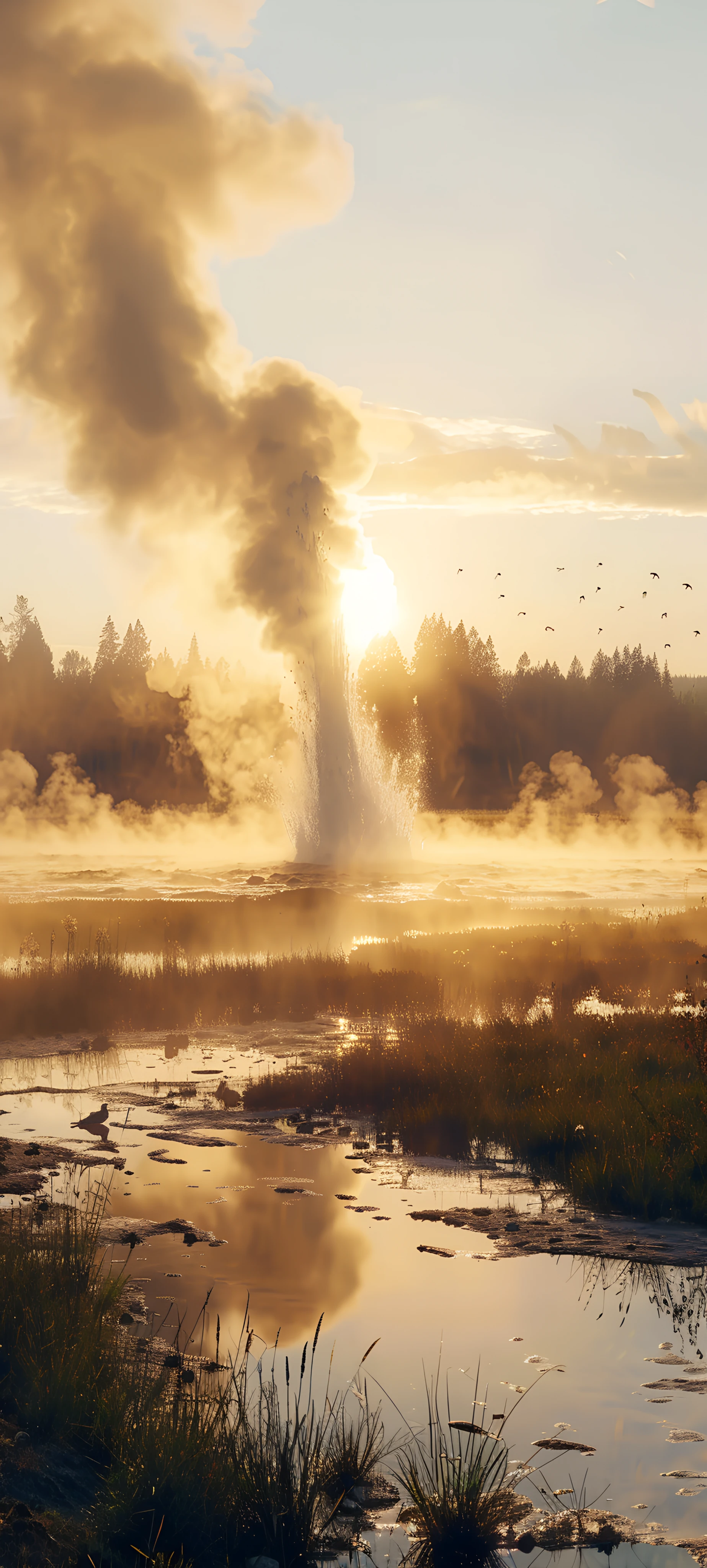epic nature wallpaper — scenery, tree, nature, water (free 4K phone download)