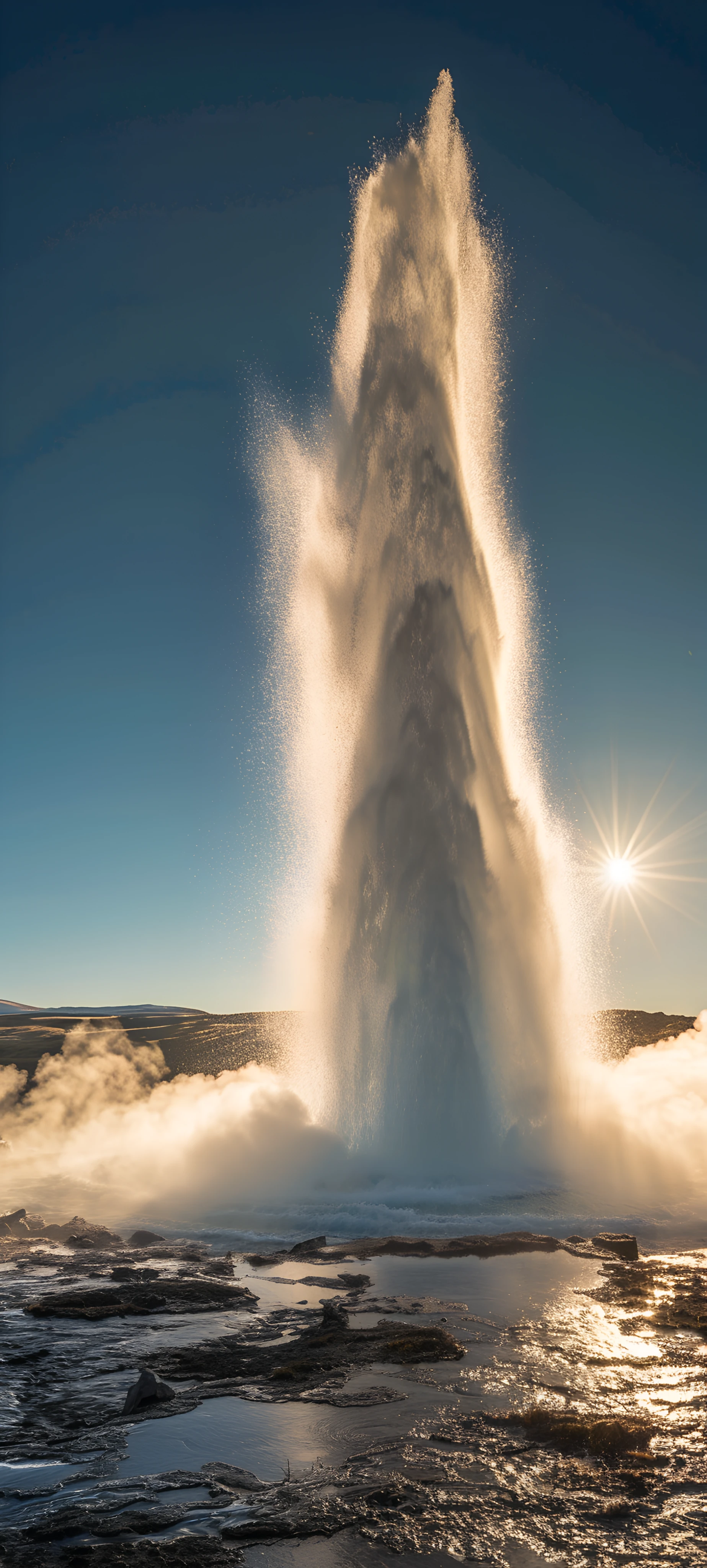 epic nature wallpaper — scenery, sky, sun, blue sky (free 4K phone download)
