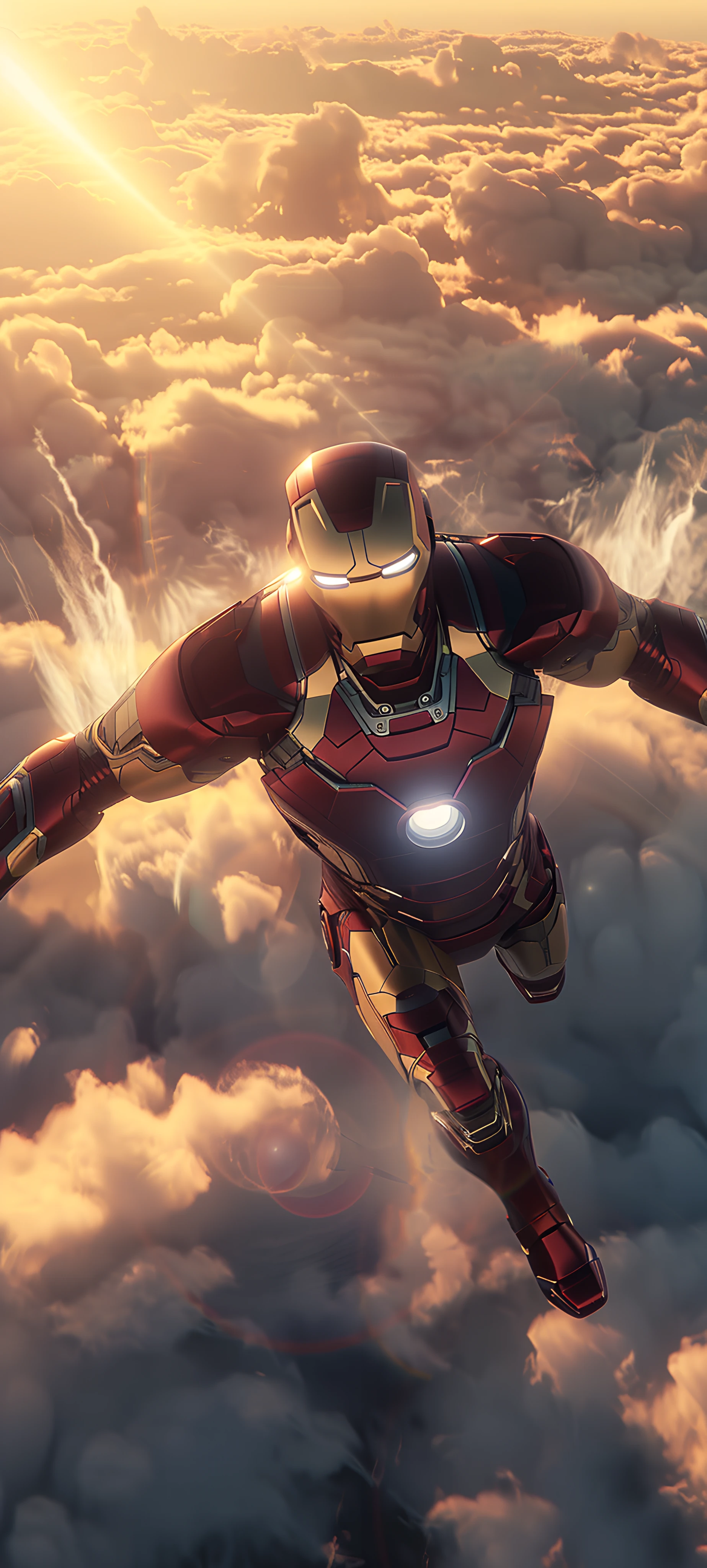 epic anime boy wallpaper — power armor, armor, superhero (free 4K phone download)