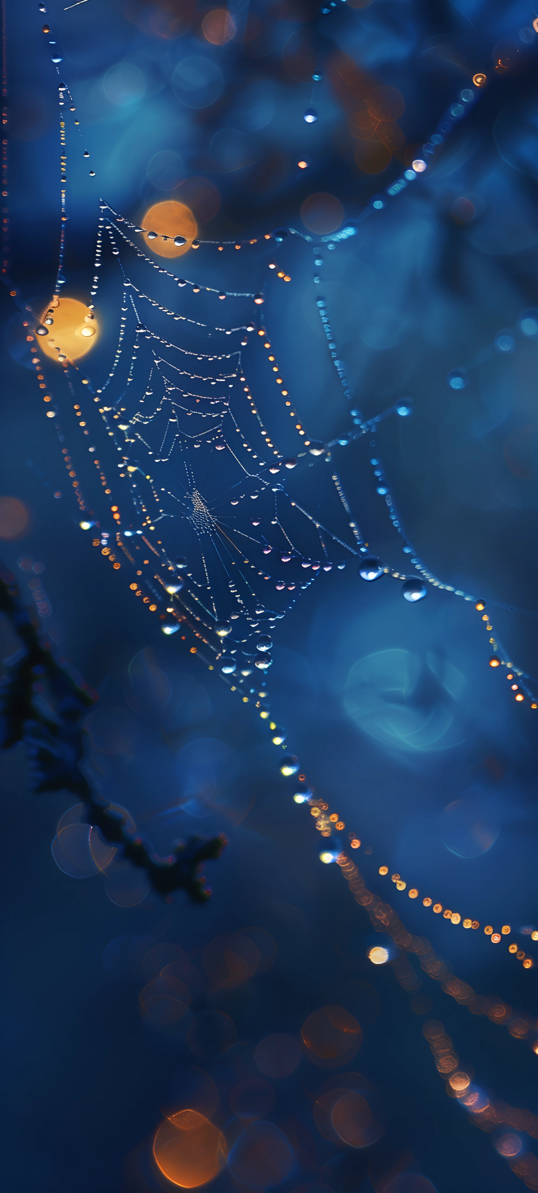 dreamy nature wallpaper — scenery, night, sky, moon (free 4K phone download)