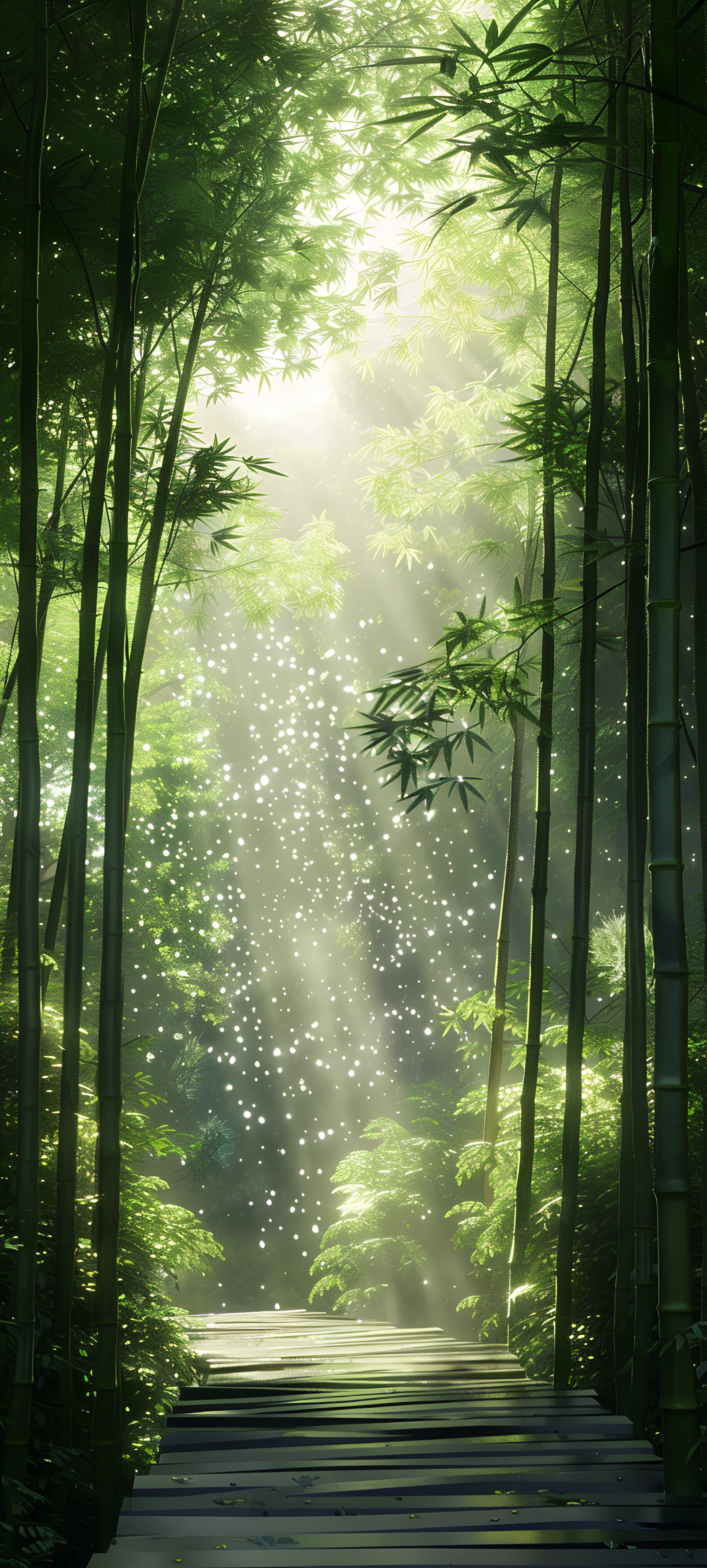 serene nature wallpaper — nature, bamboo, forest, bamboo forest (free 4K phone download)