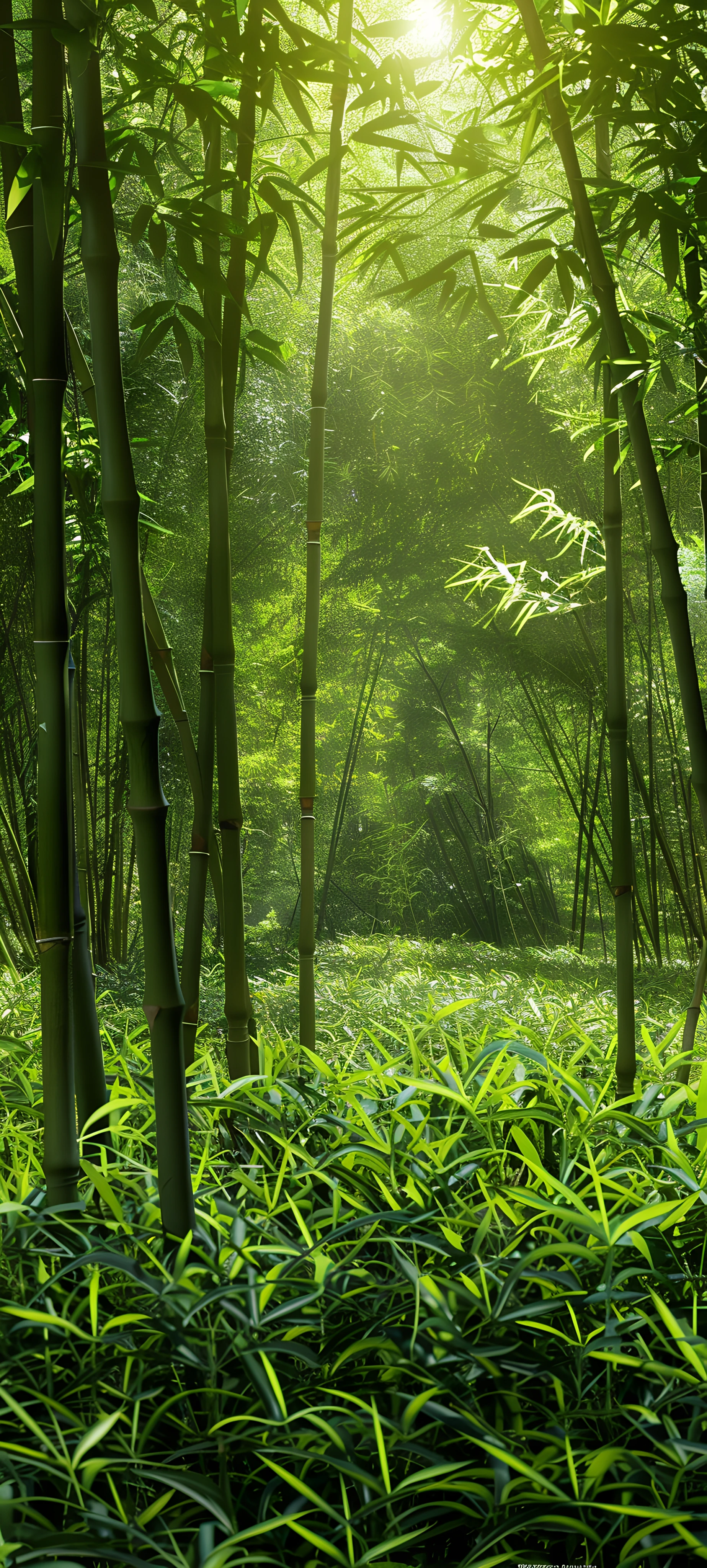 serene nature wallpaper — nature, bamboo, forest, bamboo forest (free 4K phone download)
