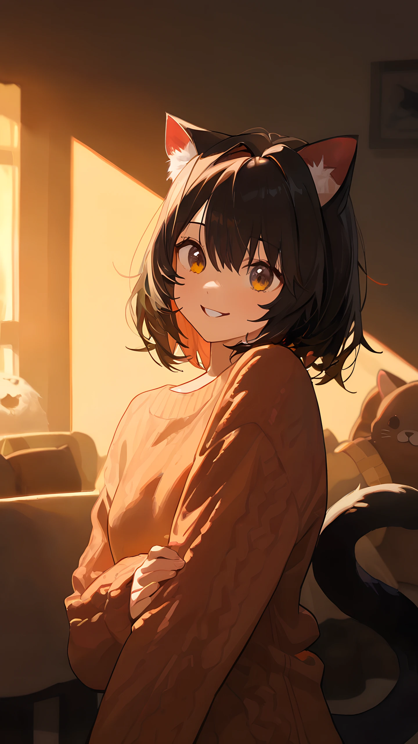 Anime Wallpaper Catgirl 1440×2560 anime wallpaper
