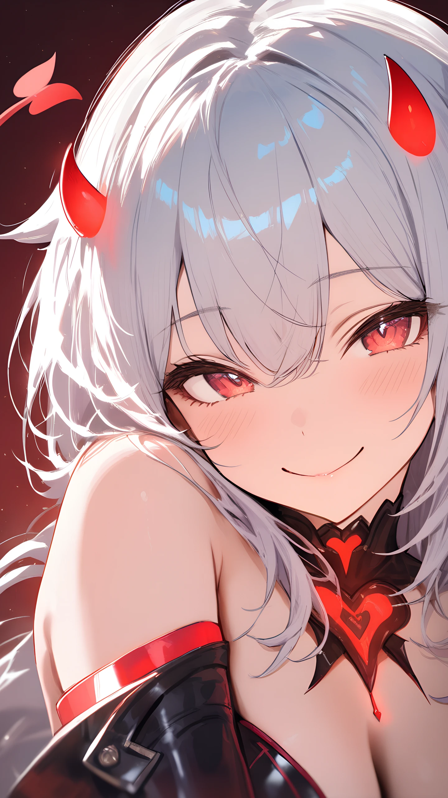 Anime Wallpaper Cute Demon Girl 1440×2560 anime wallpaper