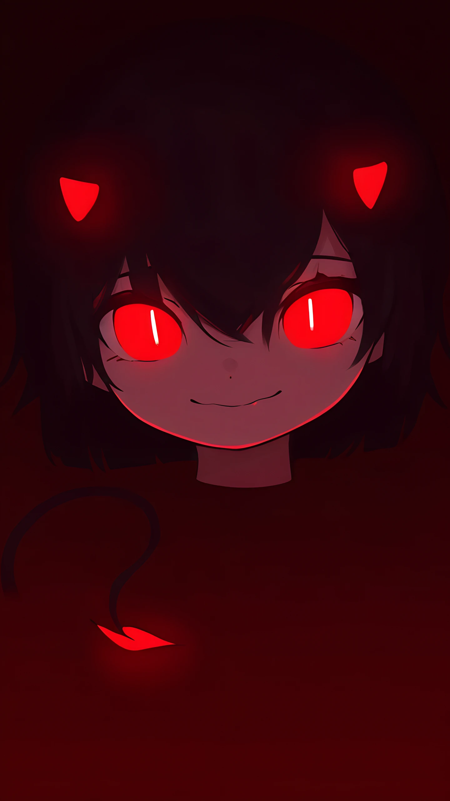 Anime Wallpaper Cute Demon Girl 1440×2560 anime wallpaper