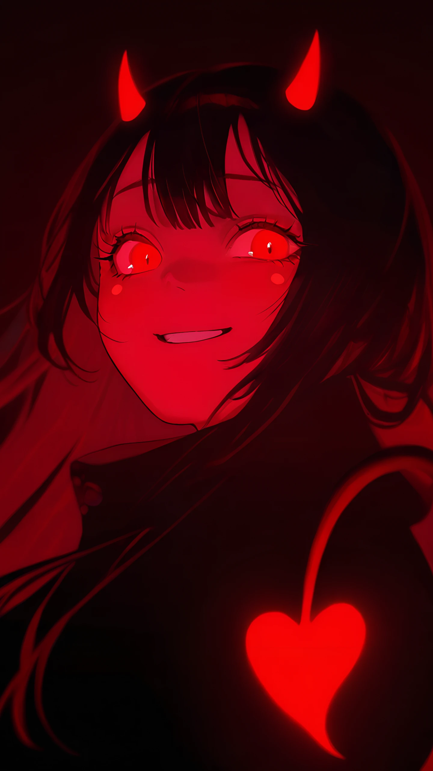 Anime Wallpaper Cute Demon Girl 1440×2560 anime wallpaper