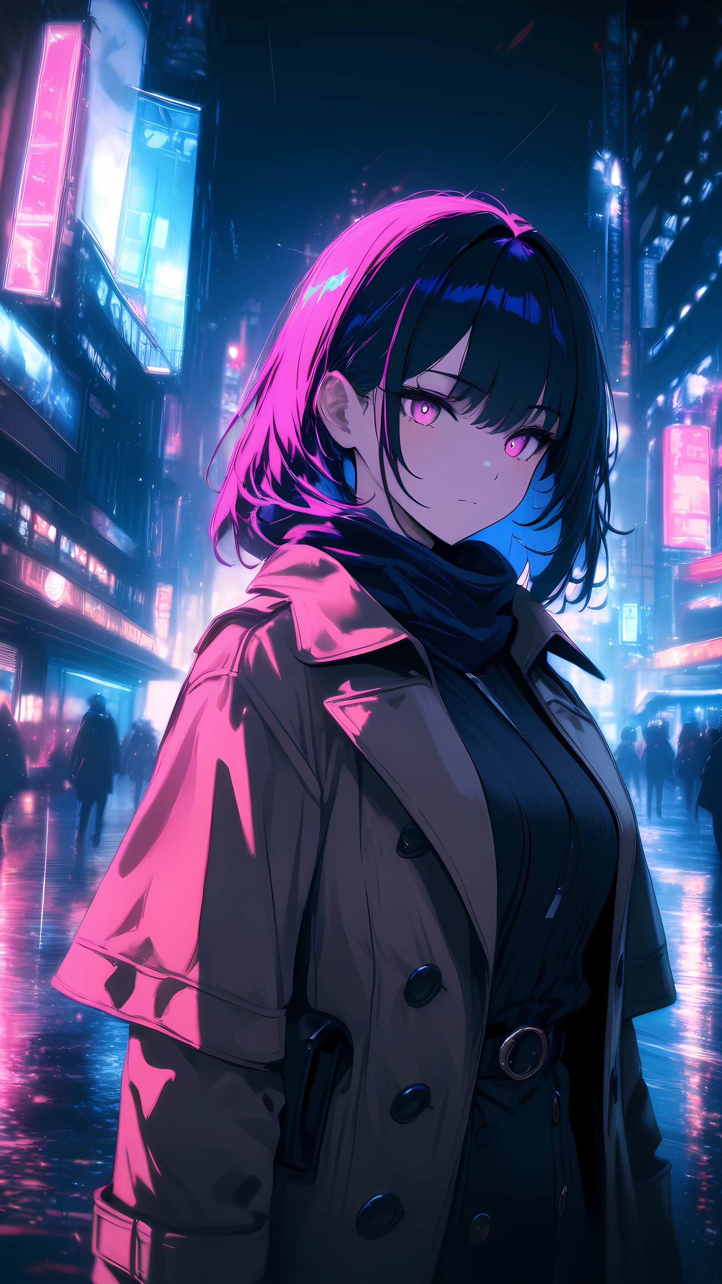 Anime Wallpaper Detective Girl 1440×2560 anime wallpaper