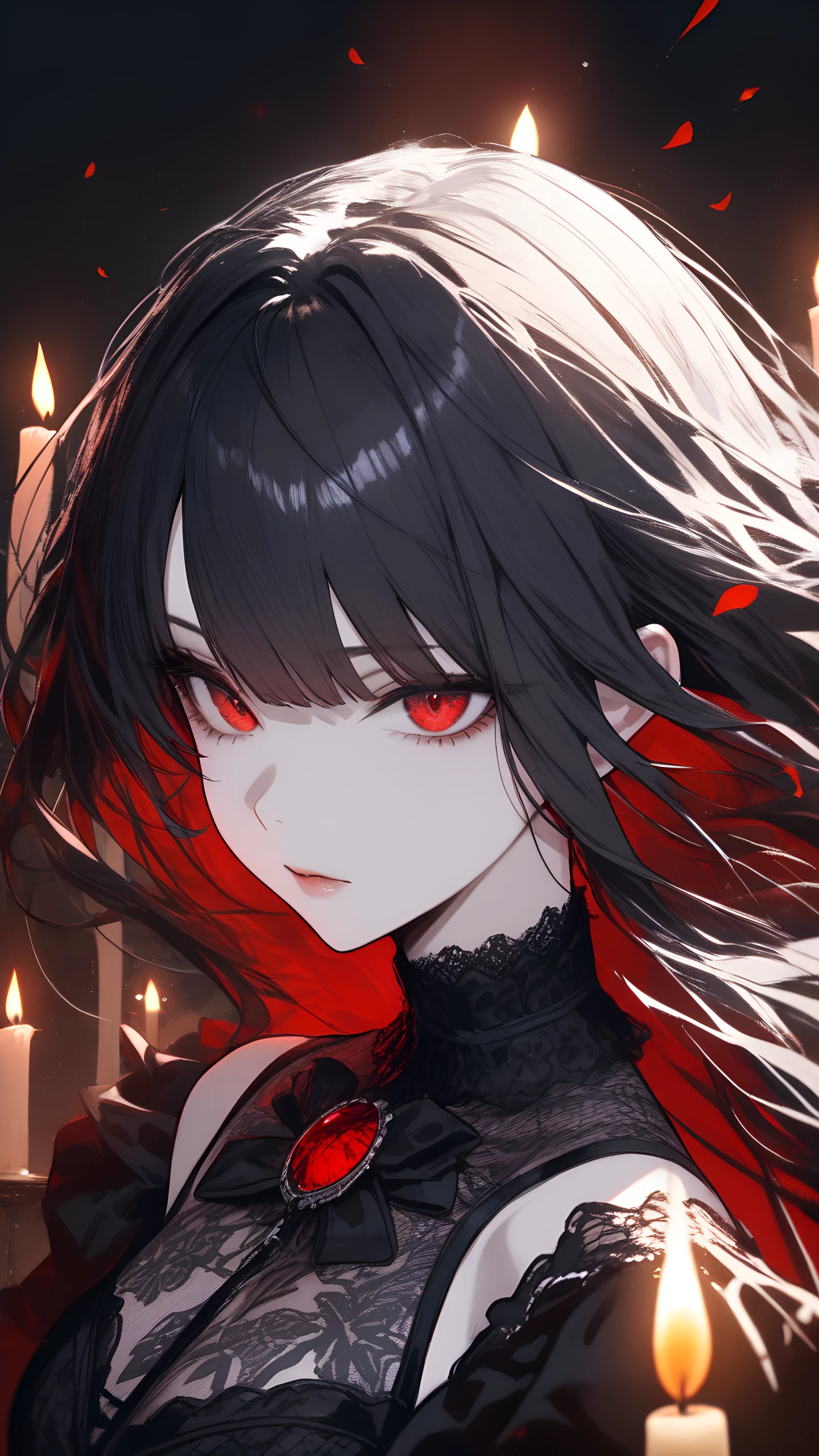 Anime Wallpaper Gothic Girl 1440×2560 anime wallpaper
