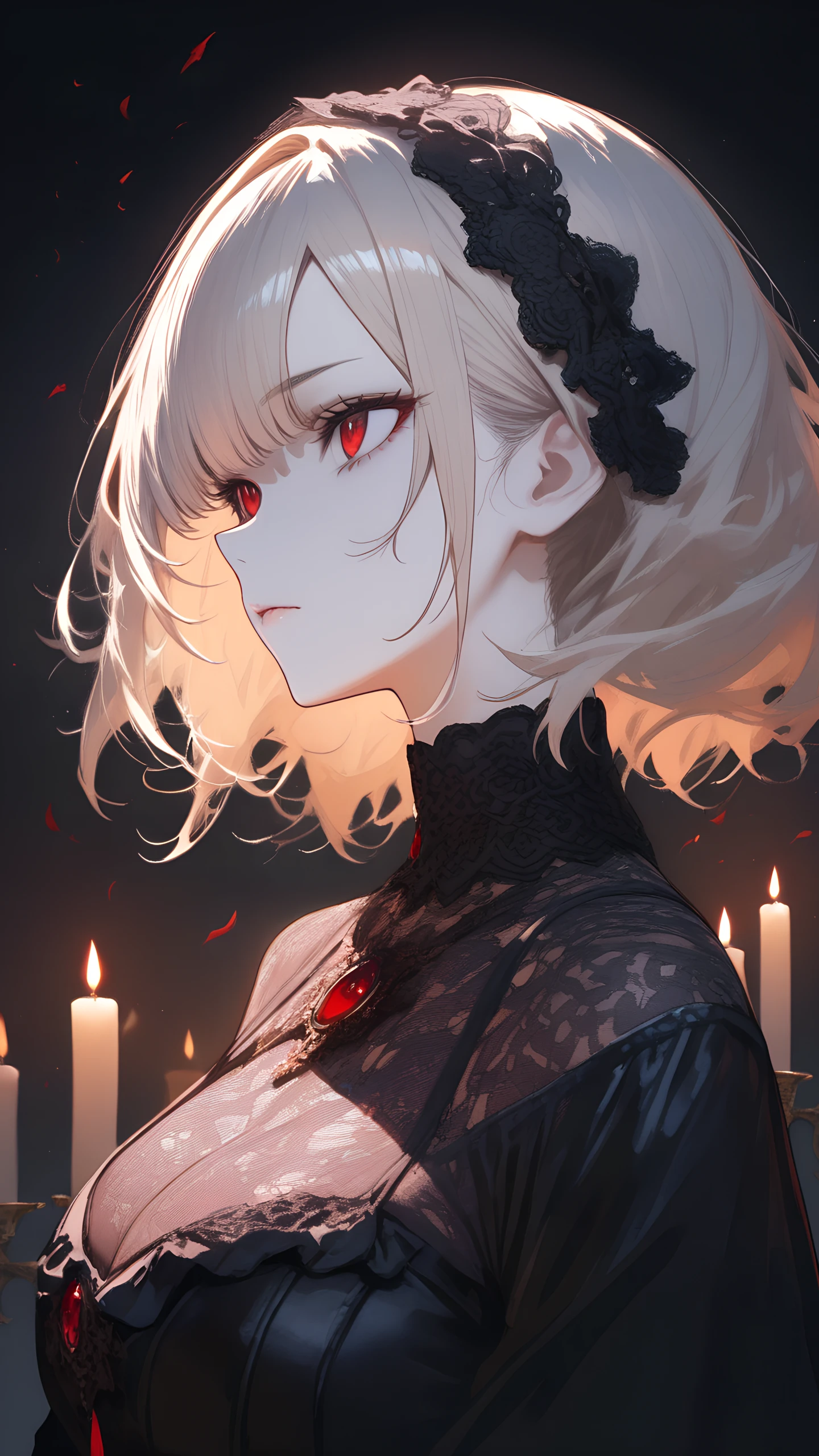 Anime Wallpaper Gothic Girl 1440×2560 anime wallpaper