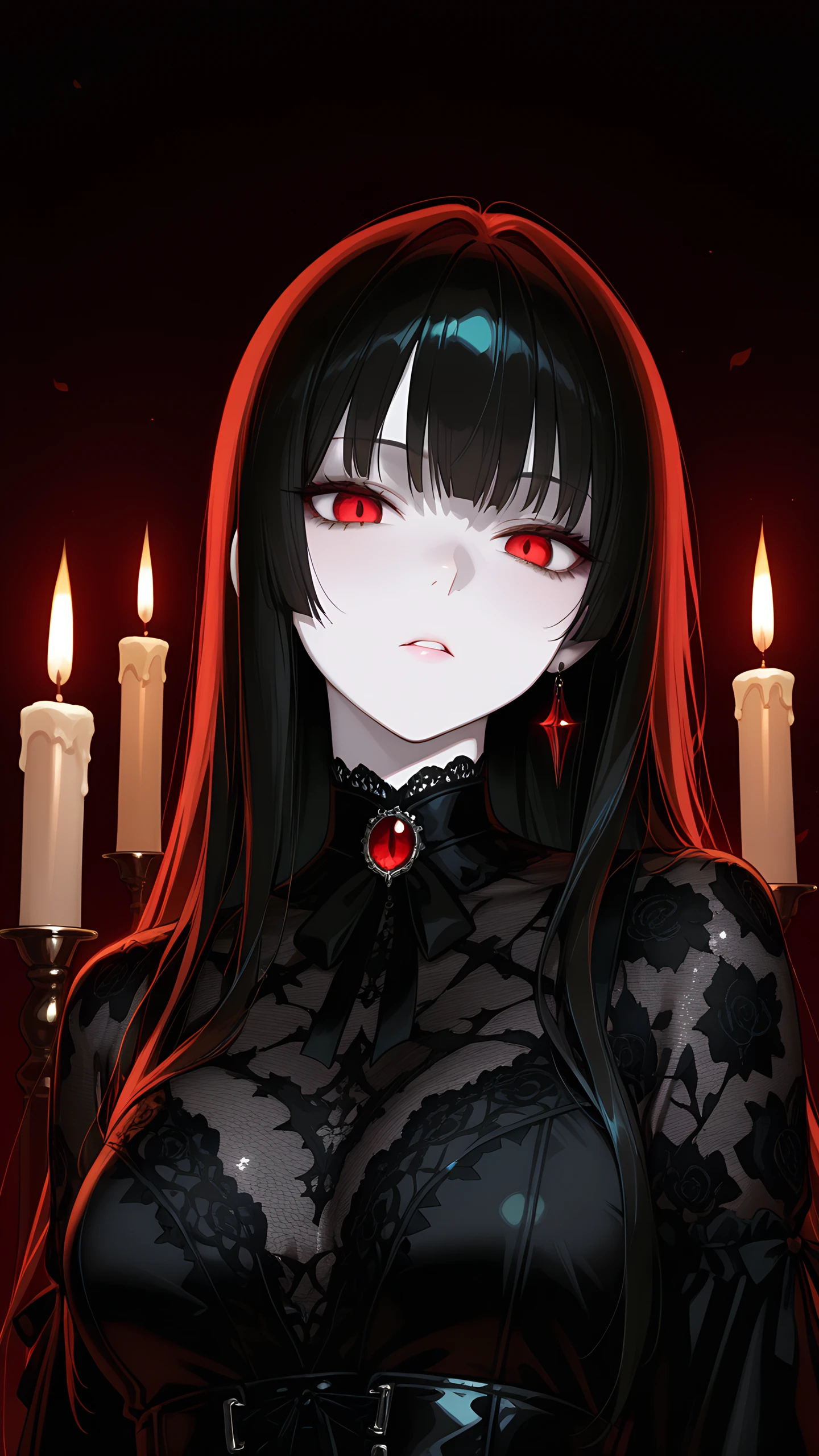 Anime Wallpaper Gothic Girl 1440×2560 anime wallpaper