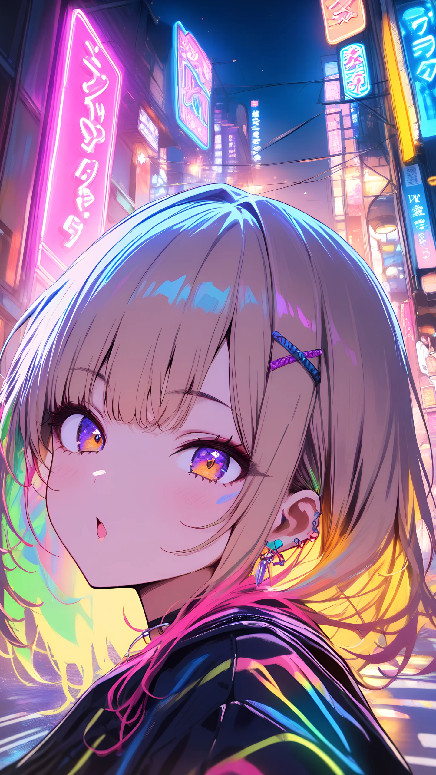 Anime Wallpaper Gyaru Shibuya 1440×2560 anime wallpaper