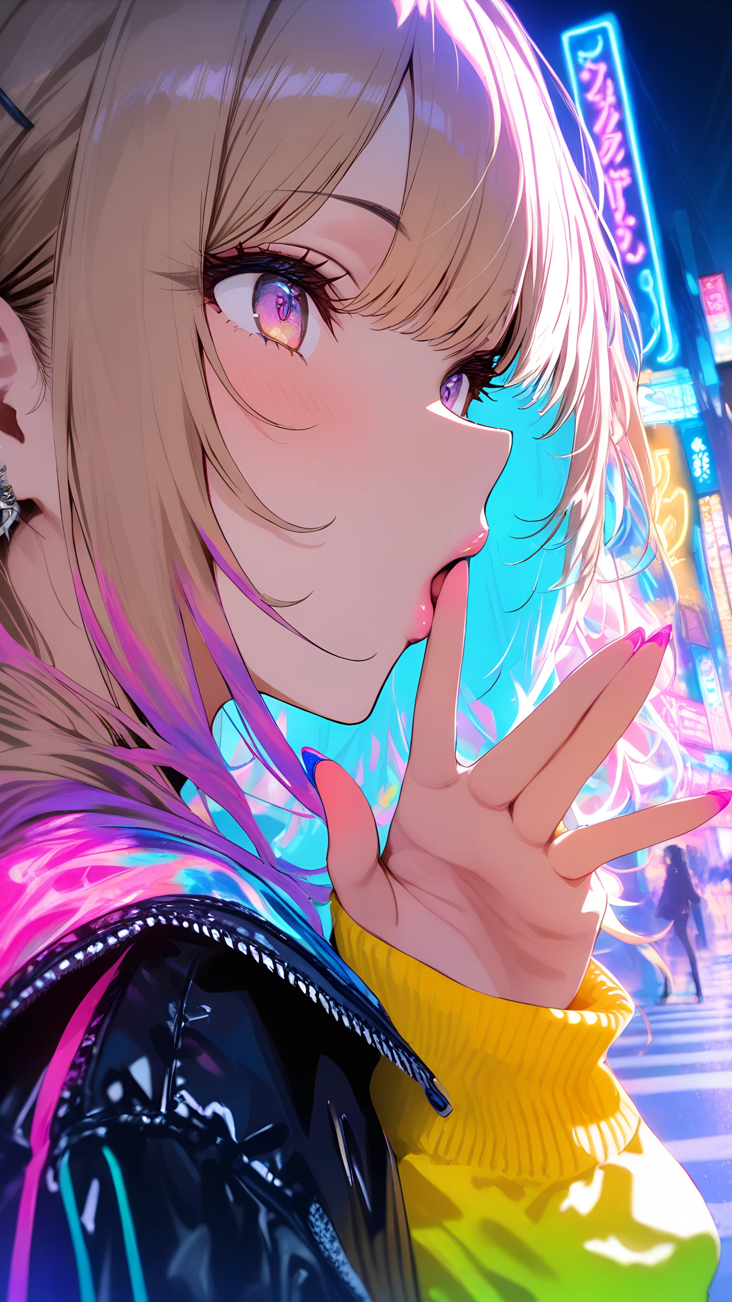 Anime Wallpaper Gyaru Shibuya 1440×2560 anime wallpaper