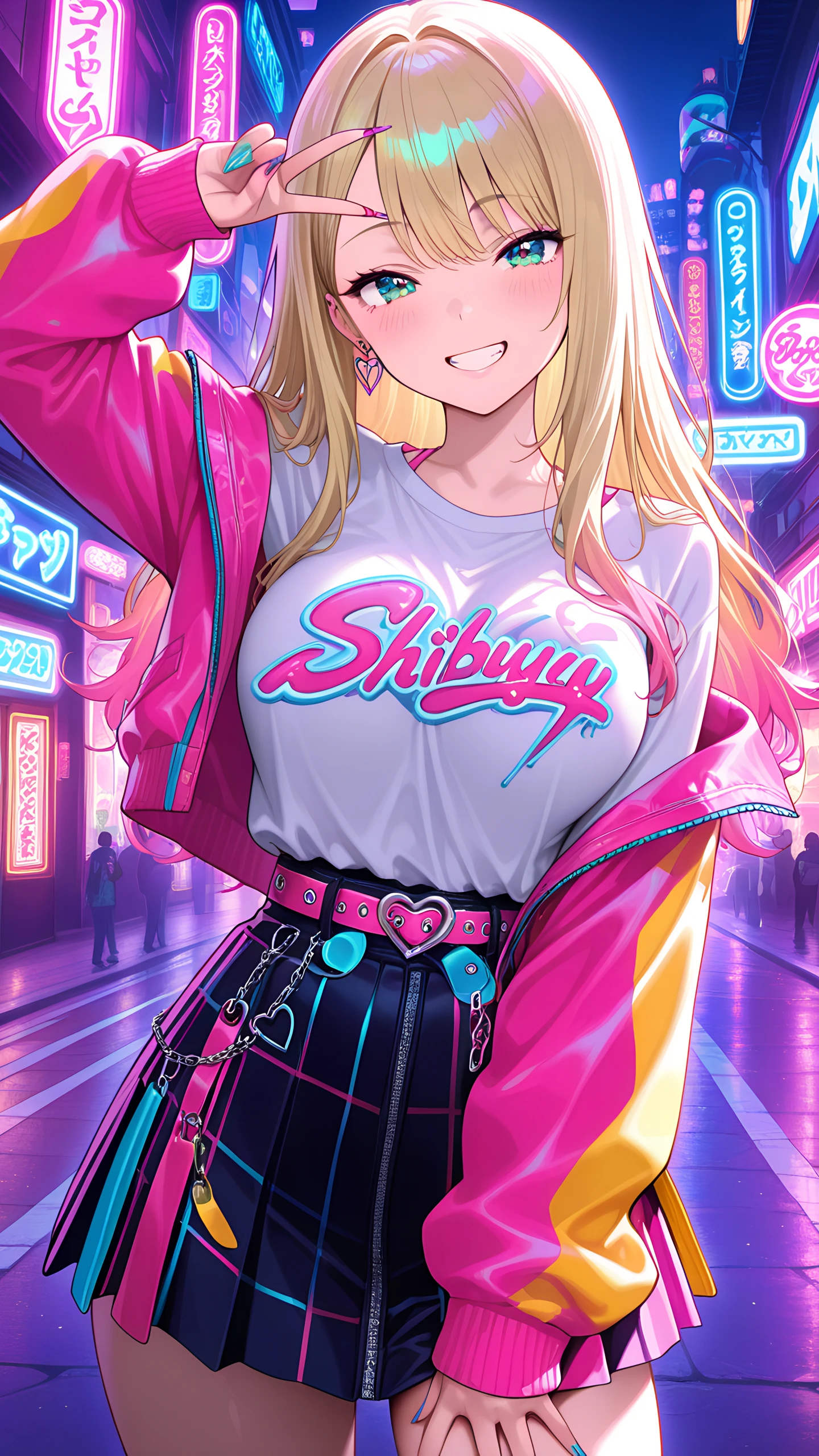 Anime Wallpaper Gyaru Shibuya 1440×2560 anime wallpaper