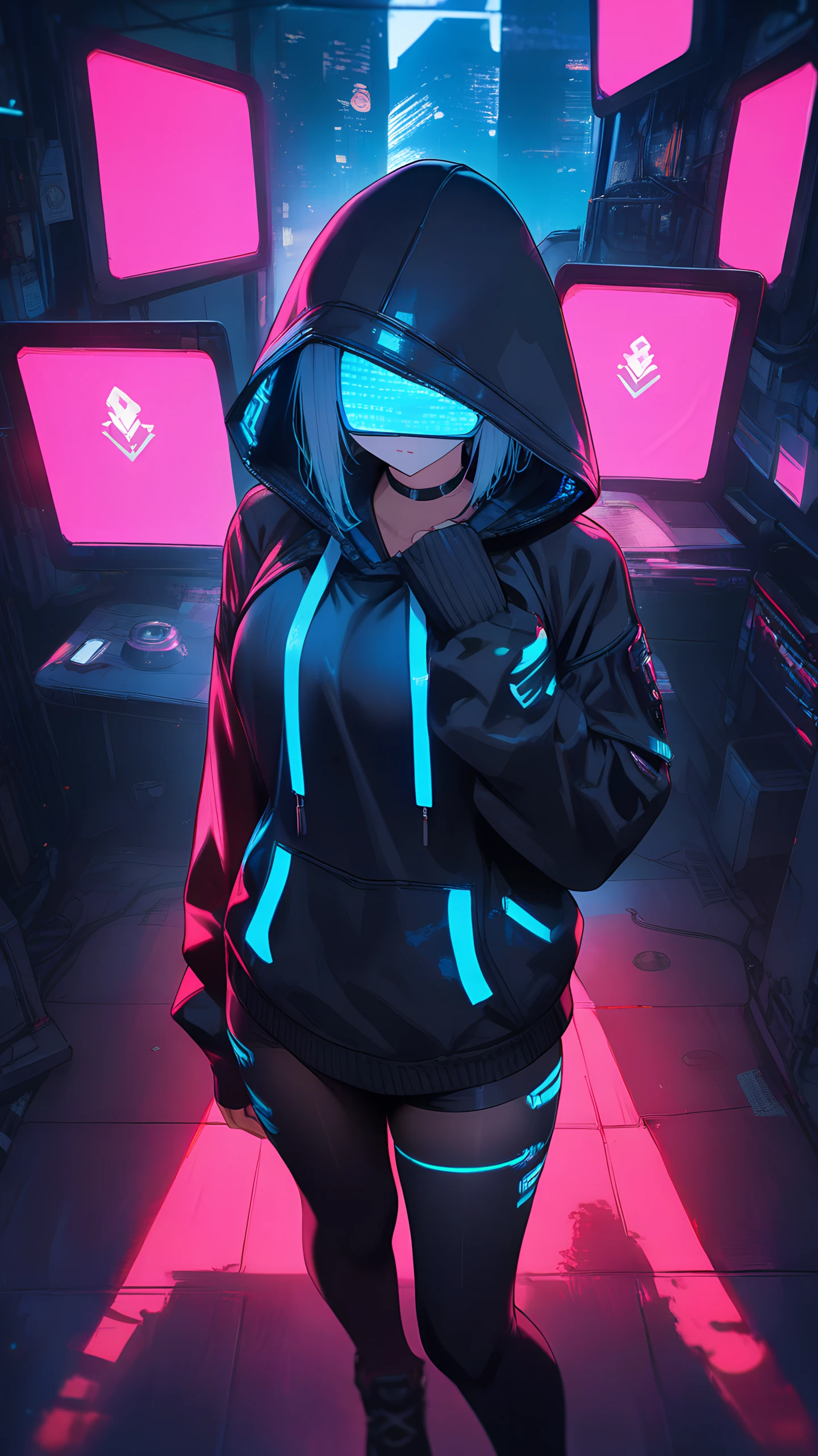 Anime Wallpaper Hacker Girl Screens 1440×2560 anime wallpaper