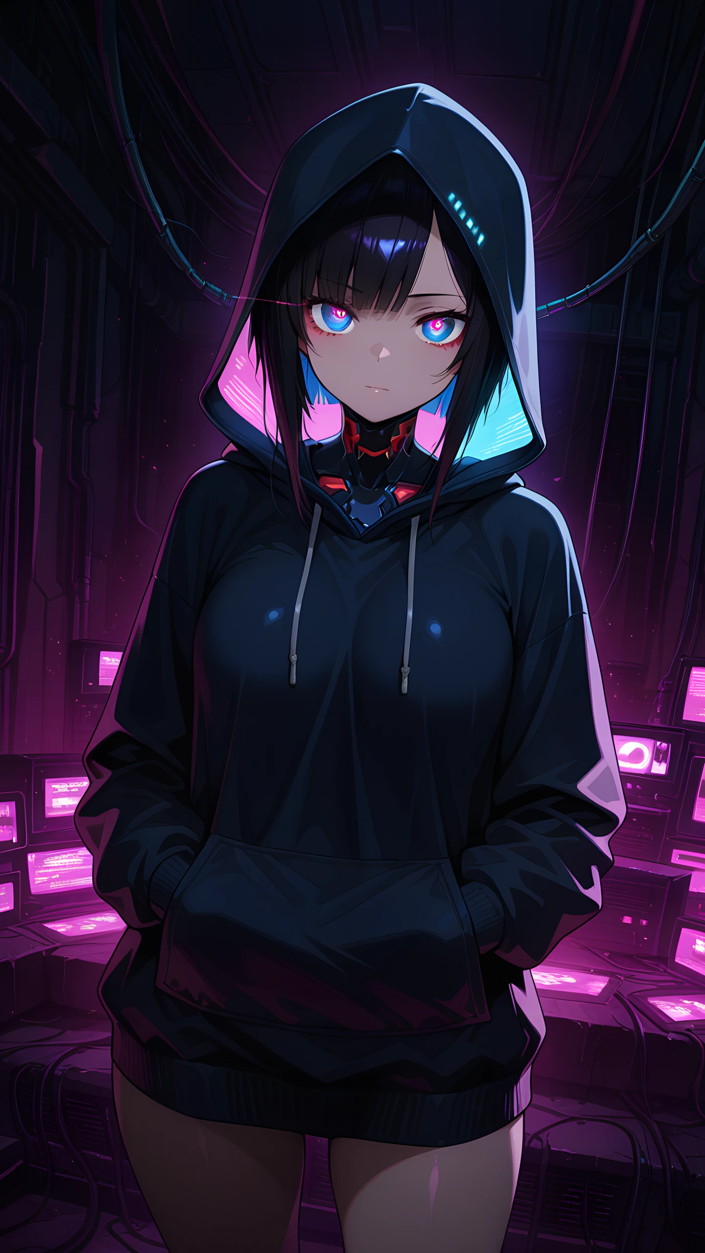 Anime Wallpaper Hacker Girl Screens 1440×2560 anime wallpaper