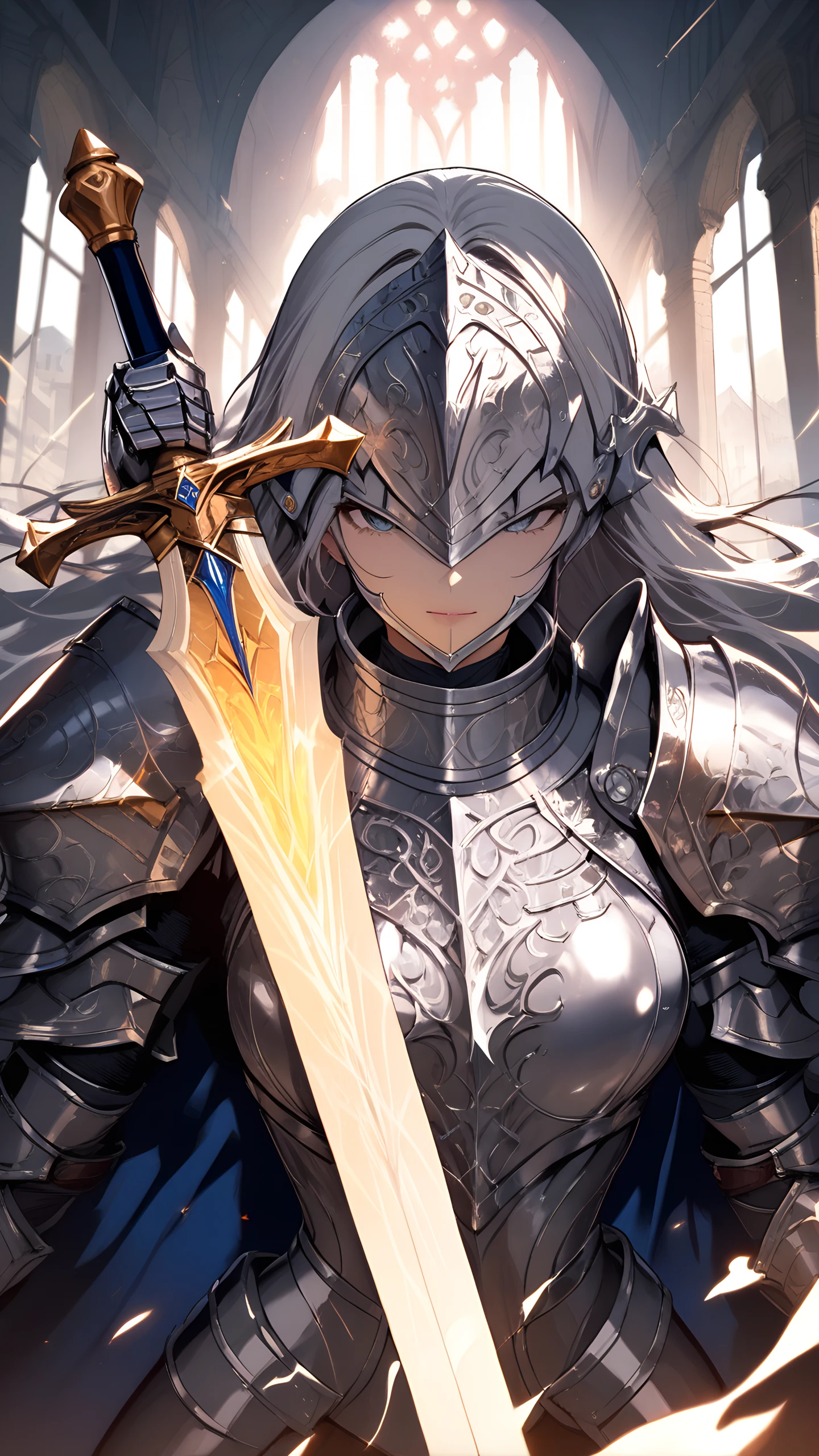 Anime Wallpaper Knight Girl 1440×2560 anime wallpaper