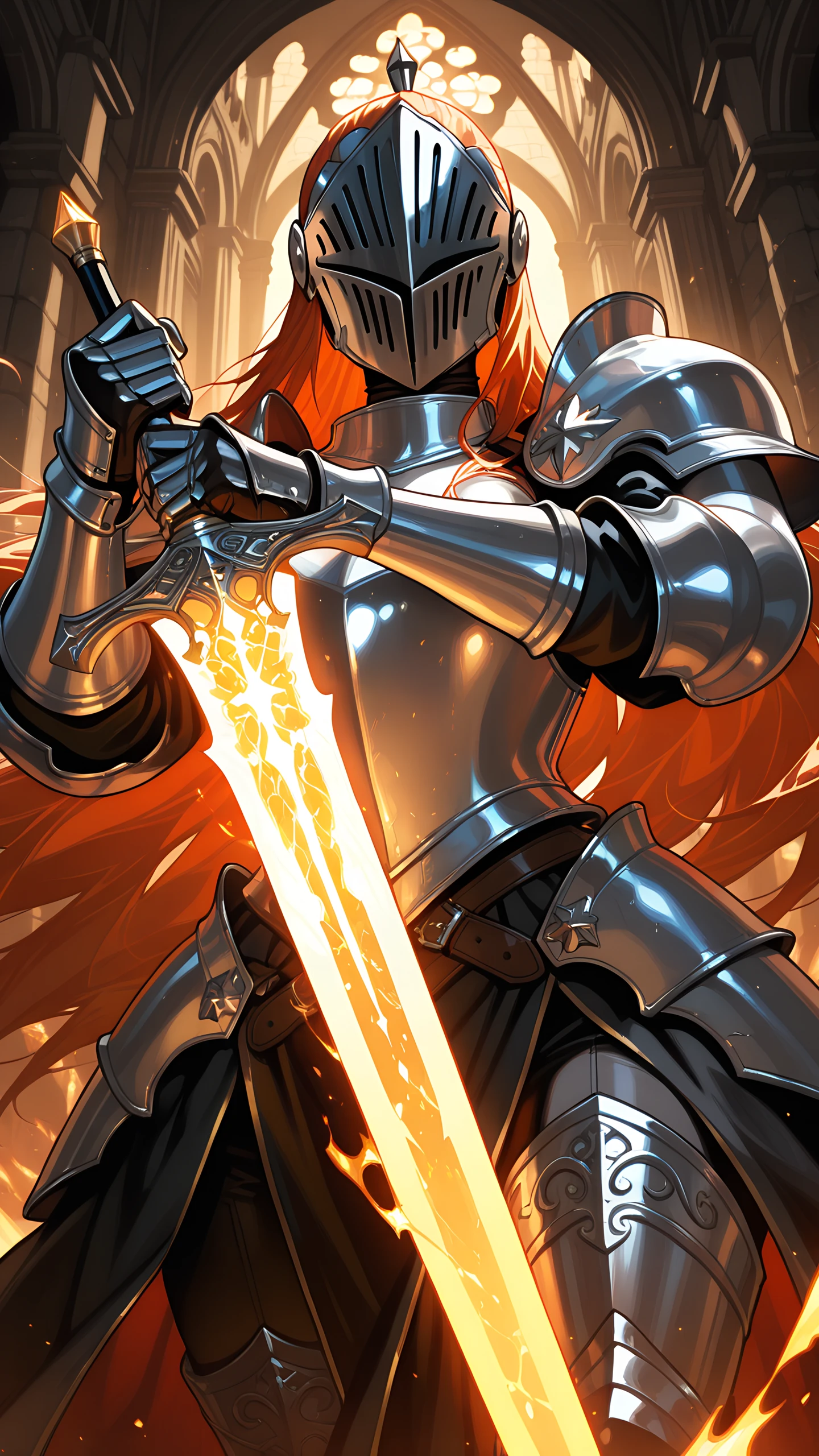 Anime Wallpaper Knight Girl 1440×2560 anime wallpaper