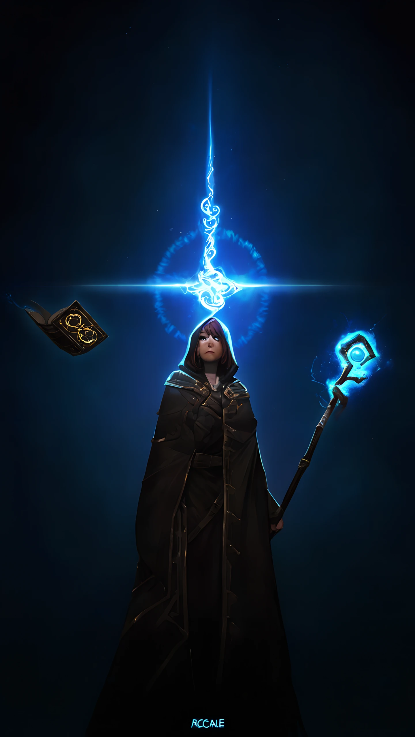 Anime Wallpaper Mage Girl 1440×2560 anime wallpaper