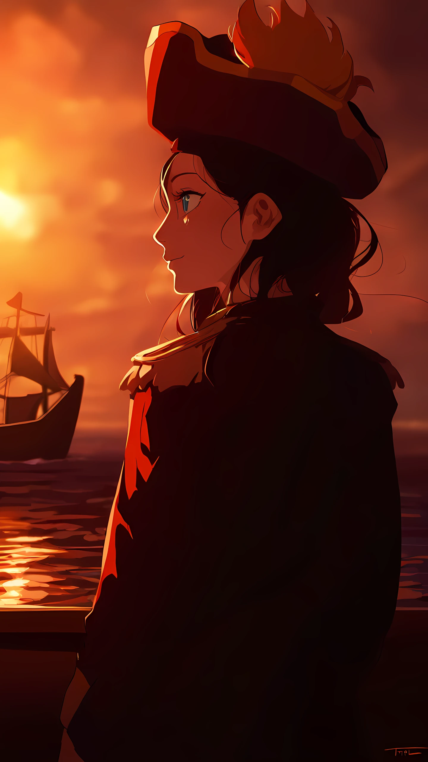 Anime Wallpaper Pirate Girl 1440×2560 anime wallpaper