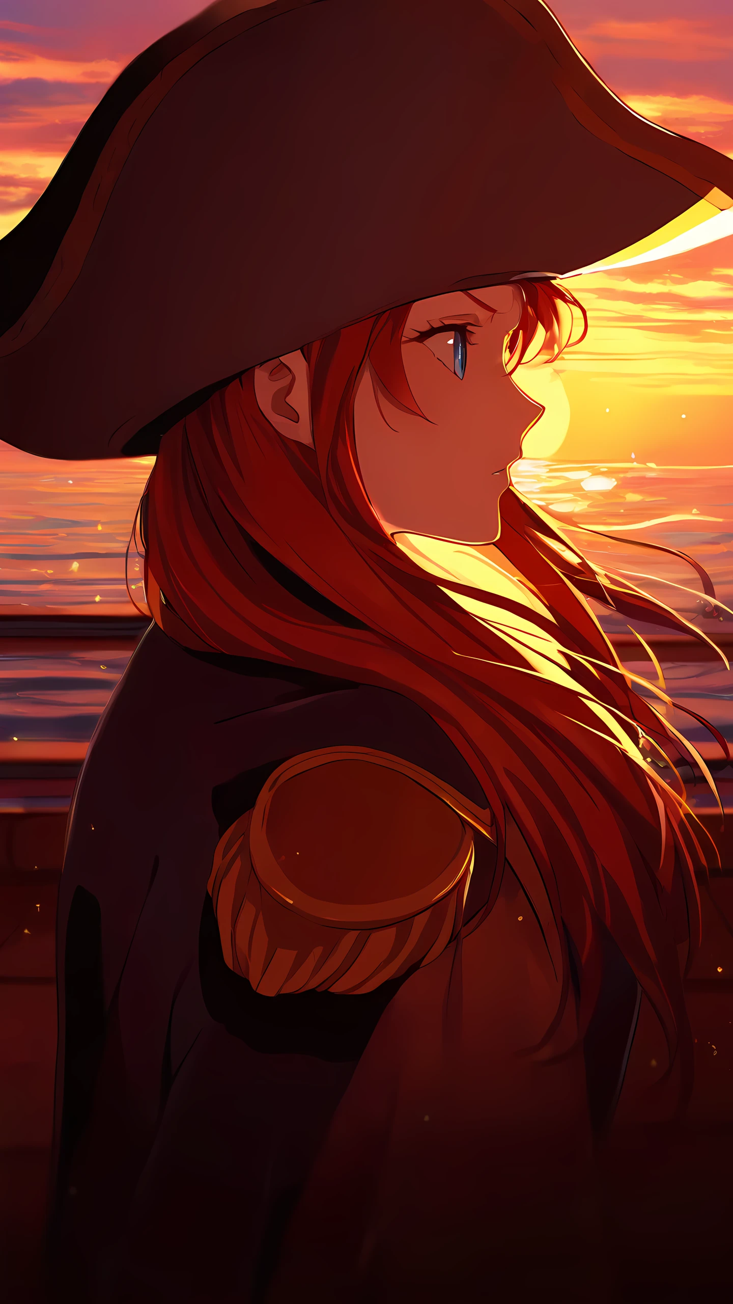 Anime Wallpaper Pirate Girl 1440×2560 anime wallpaper