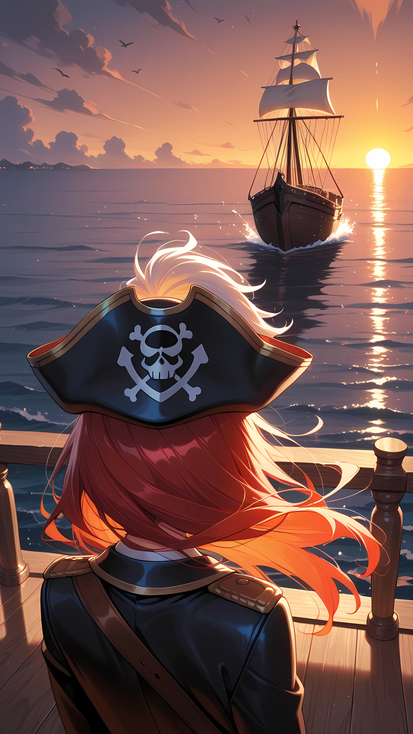 Anime Wallpaper Pirate Girl 1440×2560 anime wallpaper