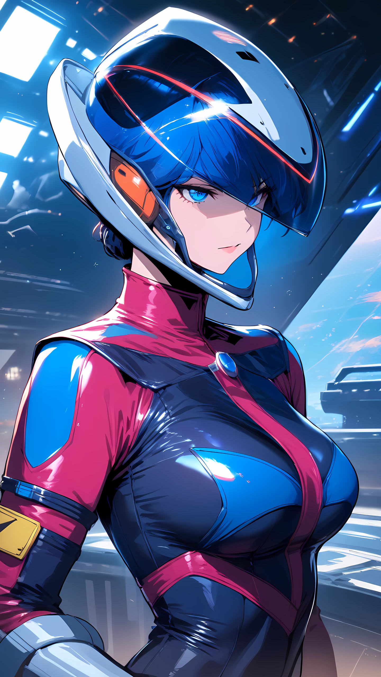 Anime Wallpaper Space Ranger Girl 1440×2560 anime wallpaper