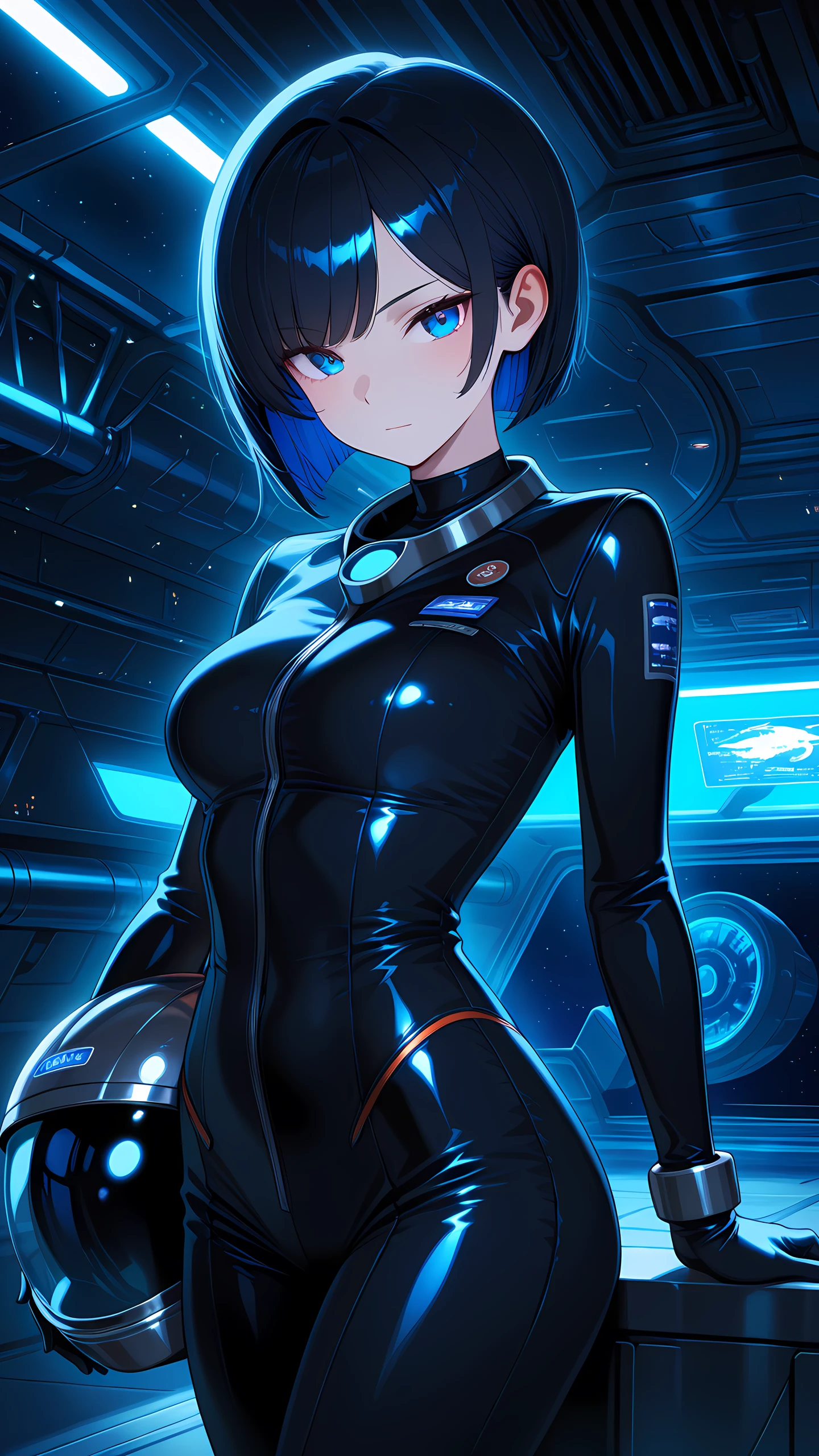 Anime Wallpaper Space Ranger Girl 1440×2560 anime wallpaper