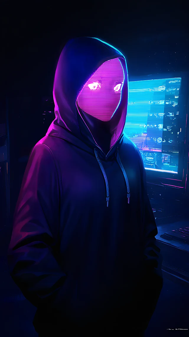 anime wallpaper hacker girl screens — 1440×2560