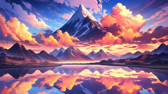 anime scenery wallpaper sunset 4k — 3840×2160