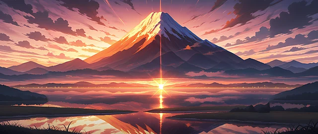 Anime Scenery Wallpaper Sunset Ultrawide