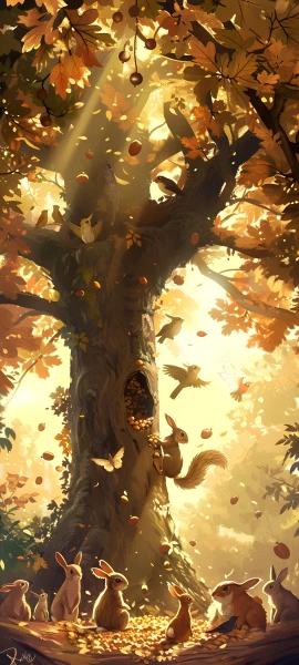 seasons wallpapers — 1847×4096