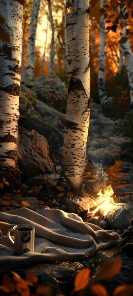 epic seasons wallpaper — nature, cup, forest, tree (free 4K phone download)