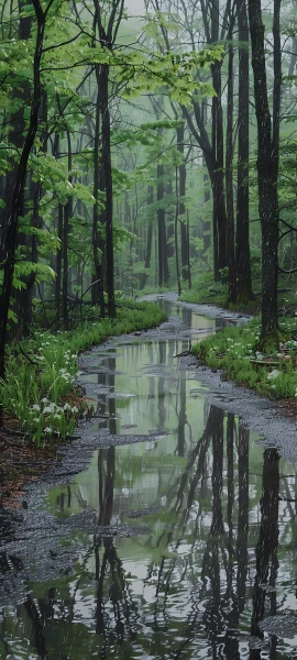 serene seasons wallpaper — scenery, tree, nature, forest (free 4K phone download)