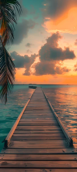 serene seasons wallpaper — cloud, sky, scenery, ocean (free 4K phone download)