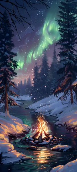 seasons wallpapers — 1847×4096