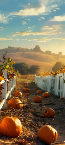 spooky seasons wallpaper — scenery, sky, pumpkin, cloud (free 4K phone download)