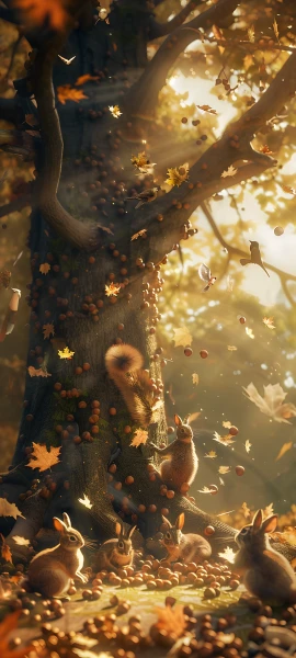seasons wallpapers — 1847×4096