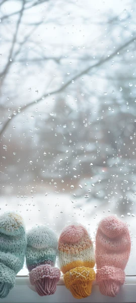 cozy seasons wallpaper — tree, snow, winter, snowing (free 4K phone download)