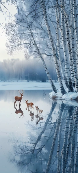 seasons wallpapers — 1847×4096